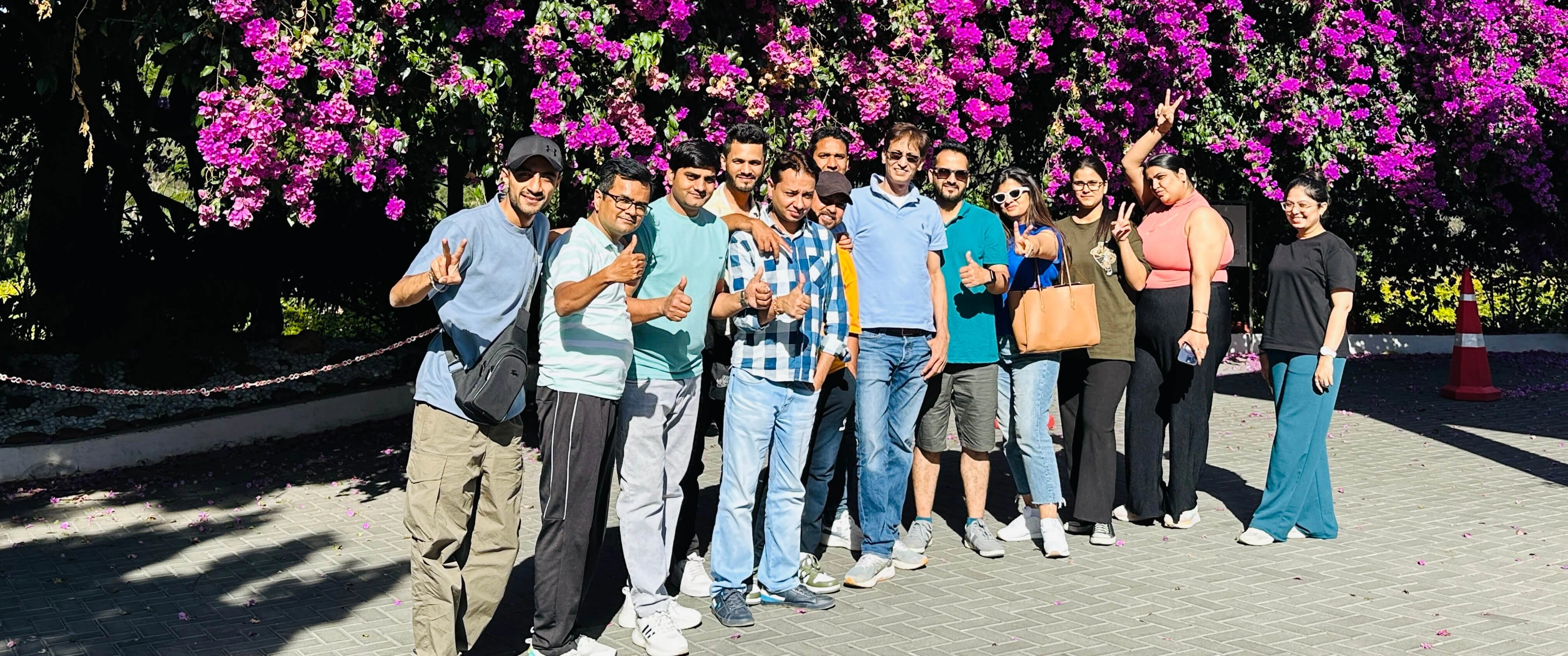 Team enjoying vibrant work events at Vesna Tours