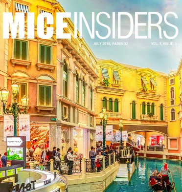 MICE Insiders travel magazine cover scene